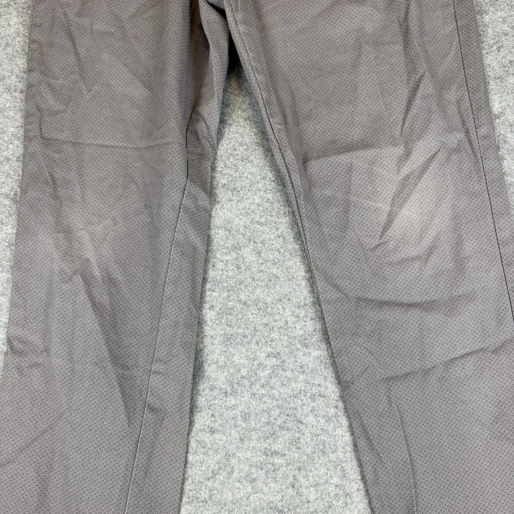 Banana Republic Fulton Skinny Chino Pants Gray Microdot Pattern Men Size 35x30